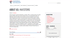Desktop Screenshot of invest.nationalinterstate.com